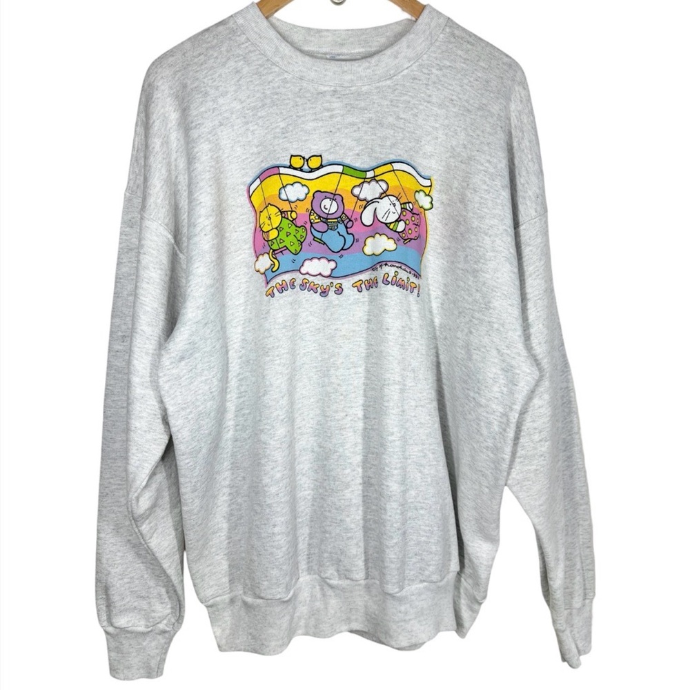 Vintage Unisex Taj of Honolulu 1997 Crew Neck Sweater Size XL The Skys The Limit